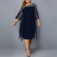 Isabella – Elegant Midi Dress in Plus Size - Samberule