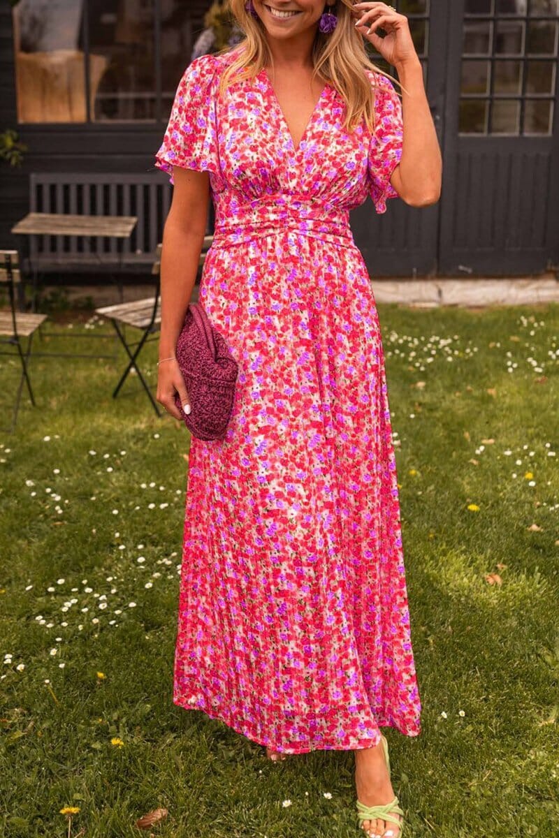 Maya - Floral Maxi Dress - Samberule