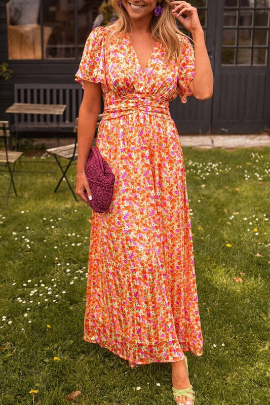 Maya - Floral Maxi Dress - Samberule