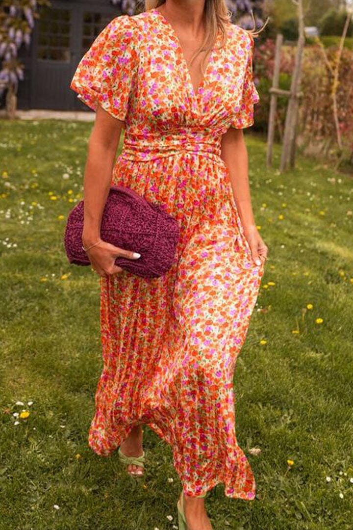 Maya - Floral Maxi Dress - Samberule