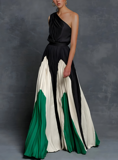 Ruby - Asymmetrical Maxi Dress - Samberule