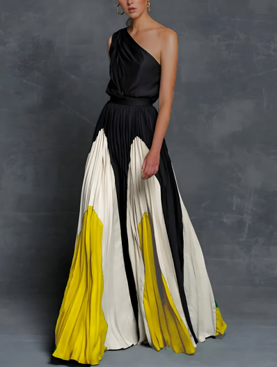 Ruby - Asymmetrical Maxi Dress - Samberule