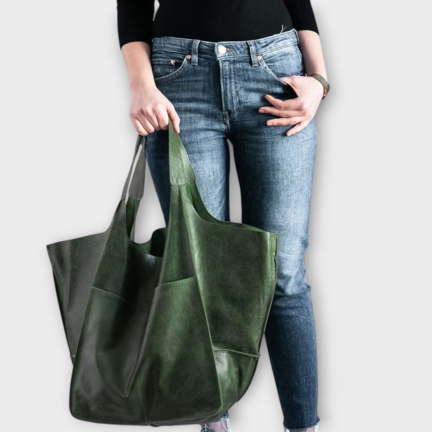 Stella - Vegan Leather Tote Bag - Samberule