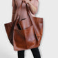 Stella - Vegan Leather Tote Bag - Samberule