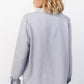 Tuscany Button Top | Blue Gray