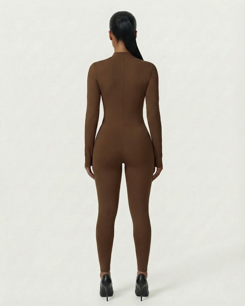 LUVINA Zip-Up Jumpsuit