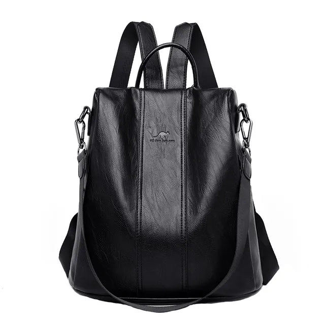 Serenity - Vegan Leather Convertible Backpack Handbag - Samberule