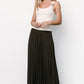 Vinny Pleated Maxi Skirt | Charcoal