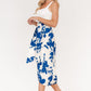 Vista Wrap Midi Skirt | Blue Print