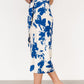 Vista Wrap Midi Skirt | Blue Print