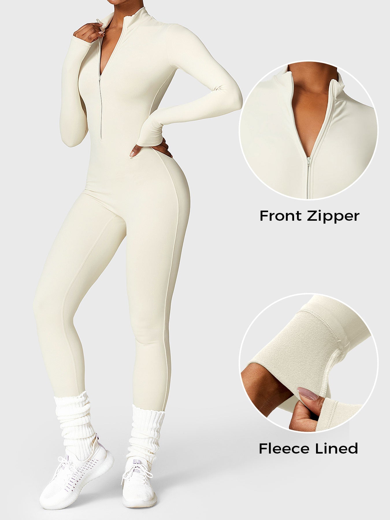 Yara | Winter Fleece Jumpsuit