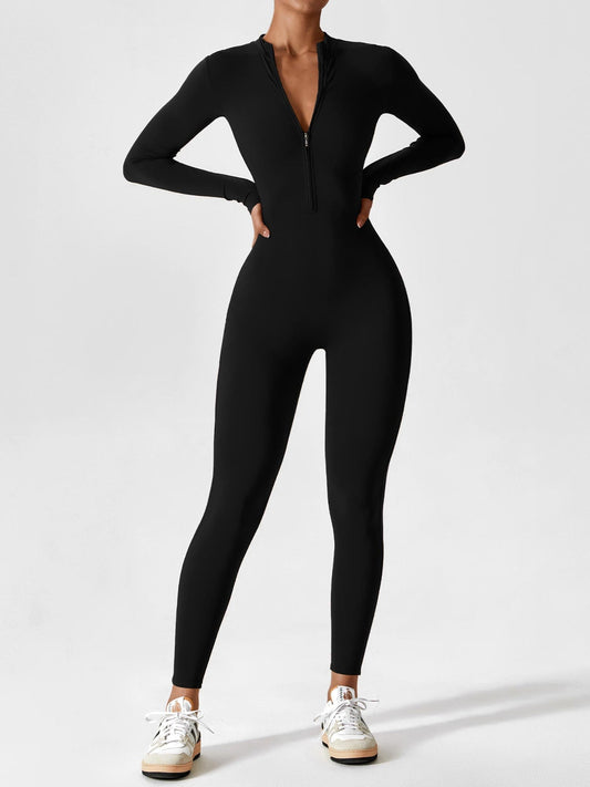 Penelope | Women’s Summer Long Sleeve Zip Set - Samberule