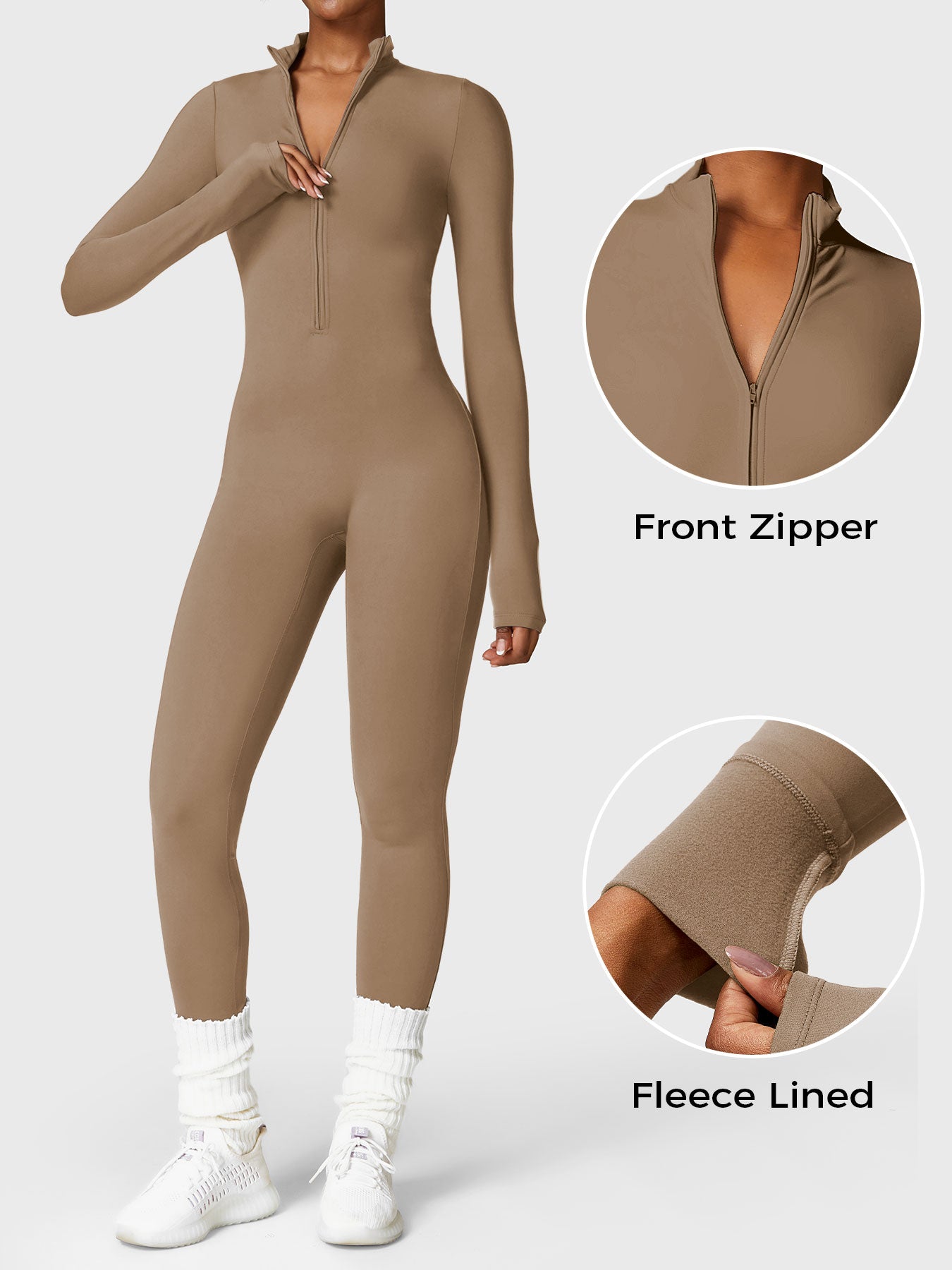 Yara | Winter Fleece Jumpsuit