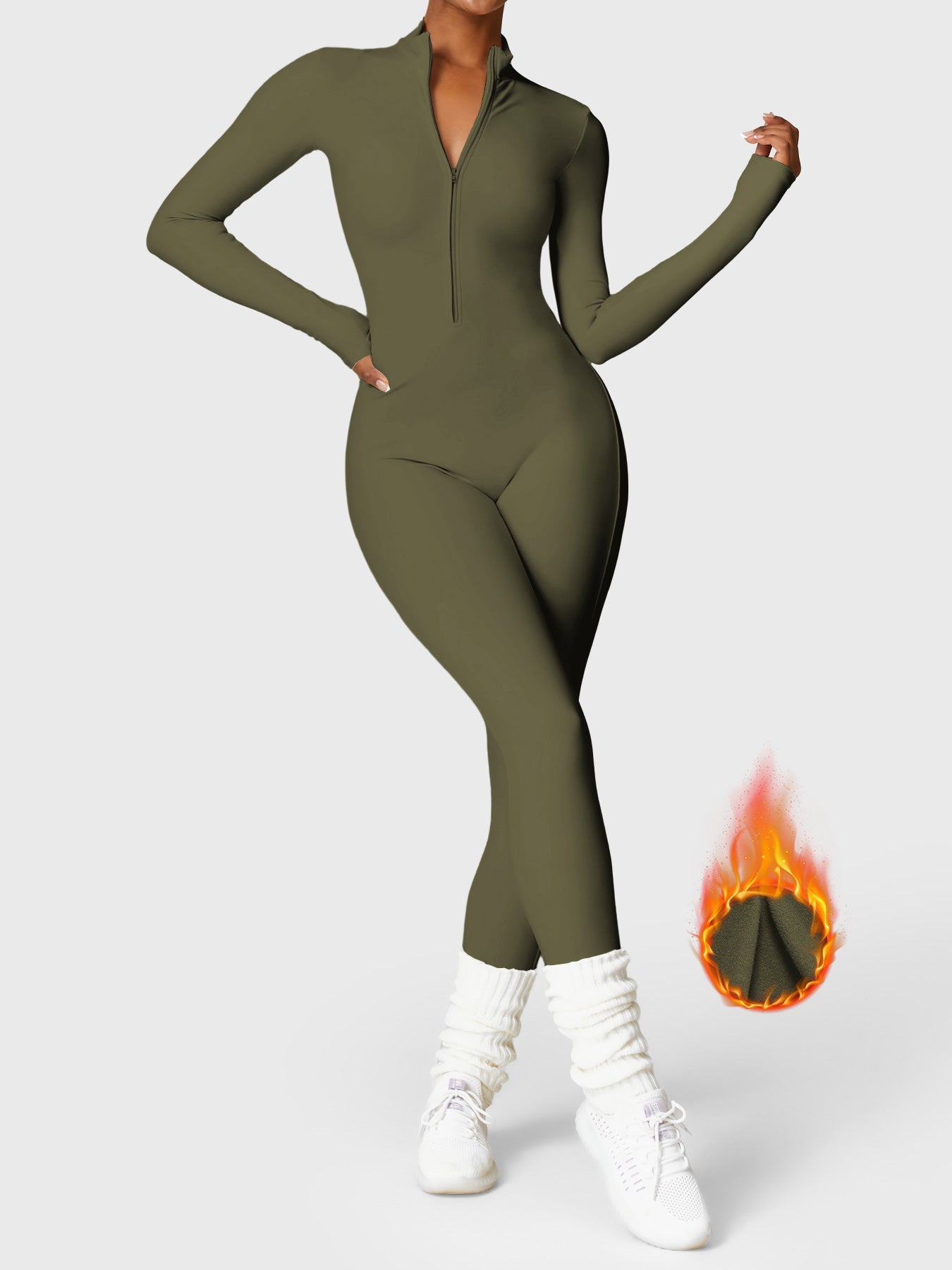 Yara | Winter Fleece Jumpsuit