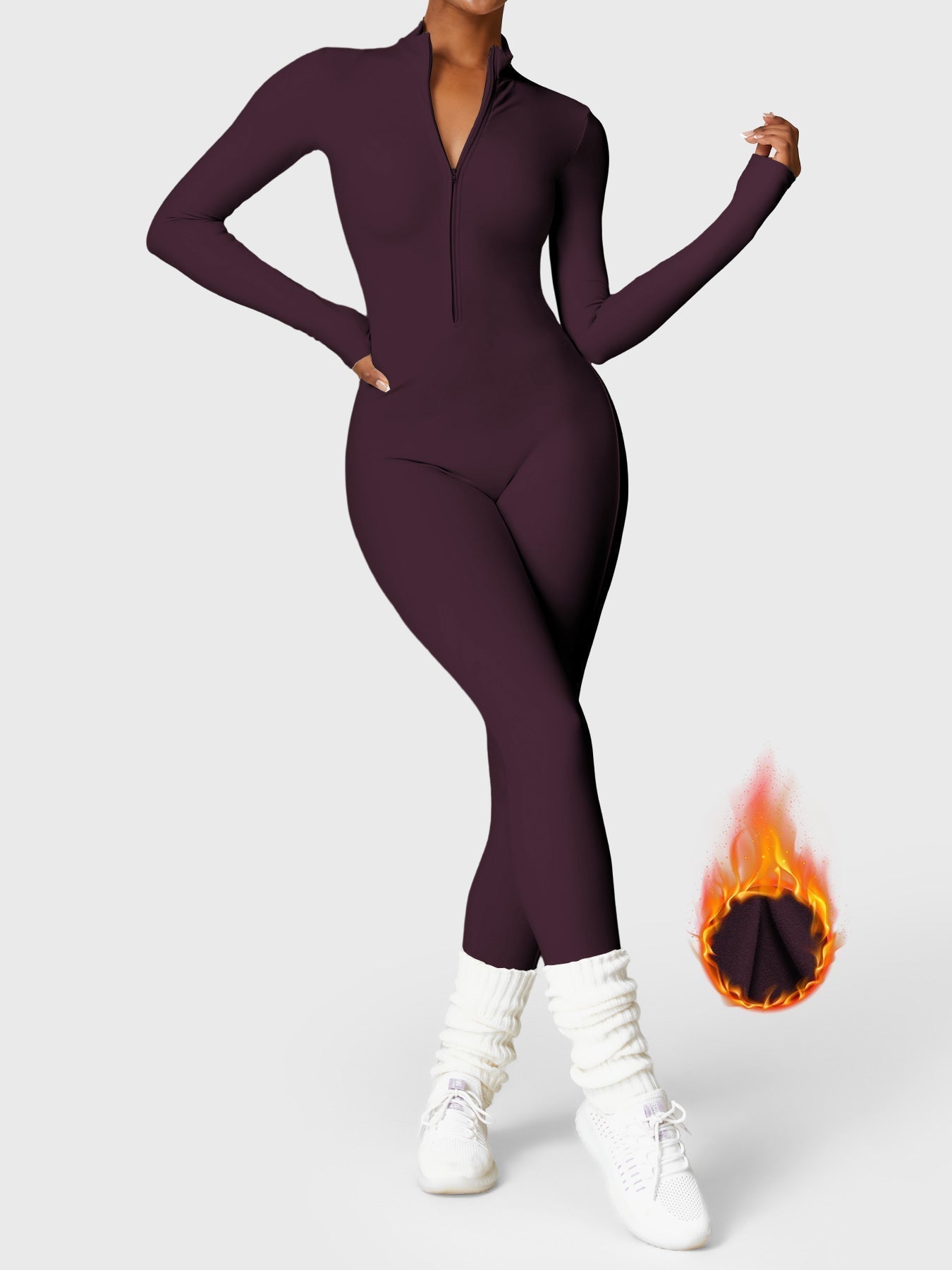 Yara | Winter Fleece Jumpsuit