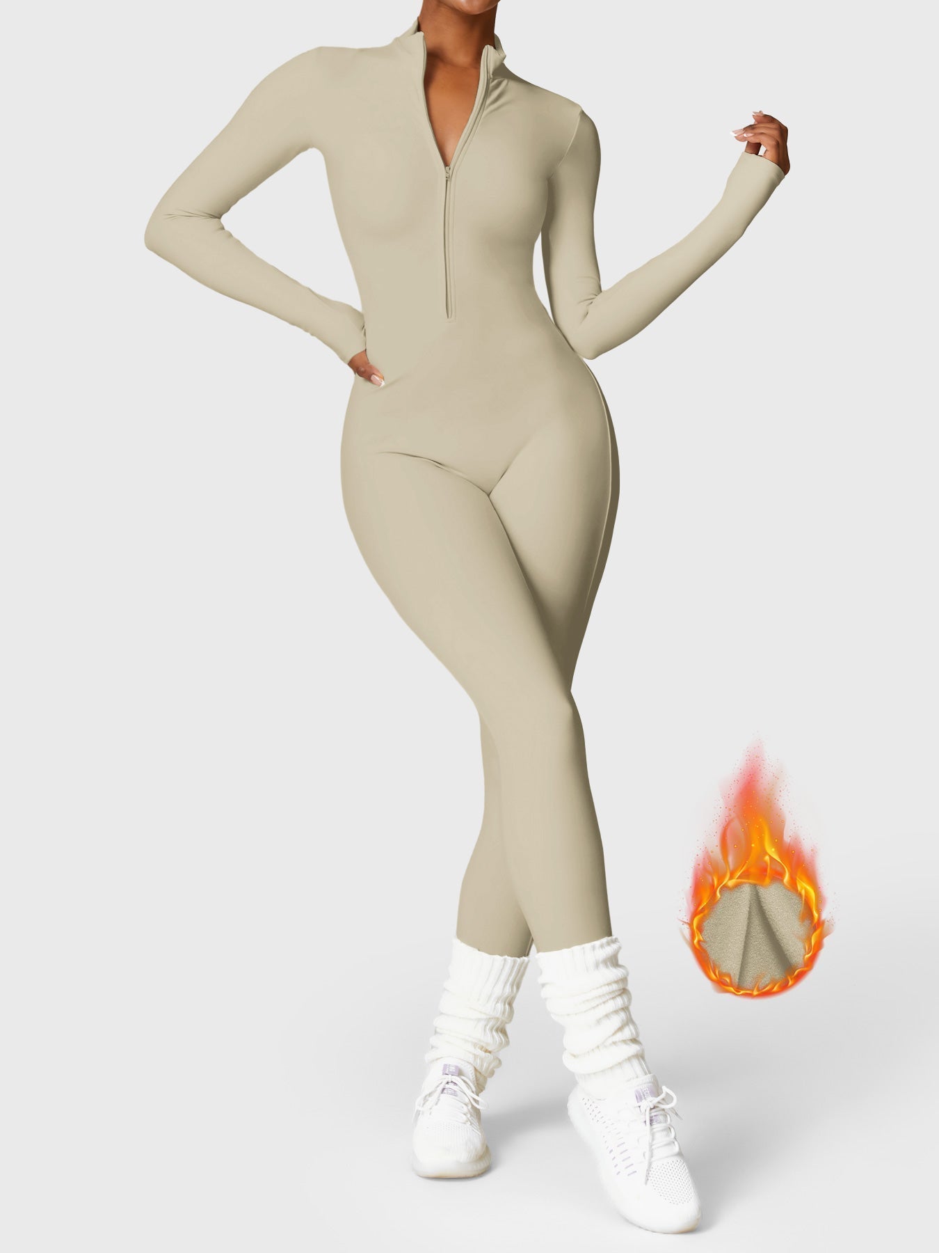 Yara | Winter Fleece Jumpsuit