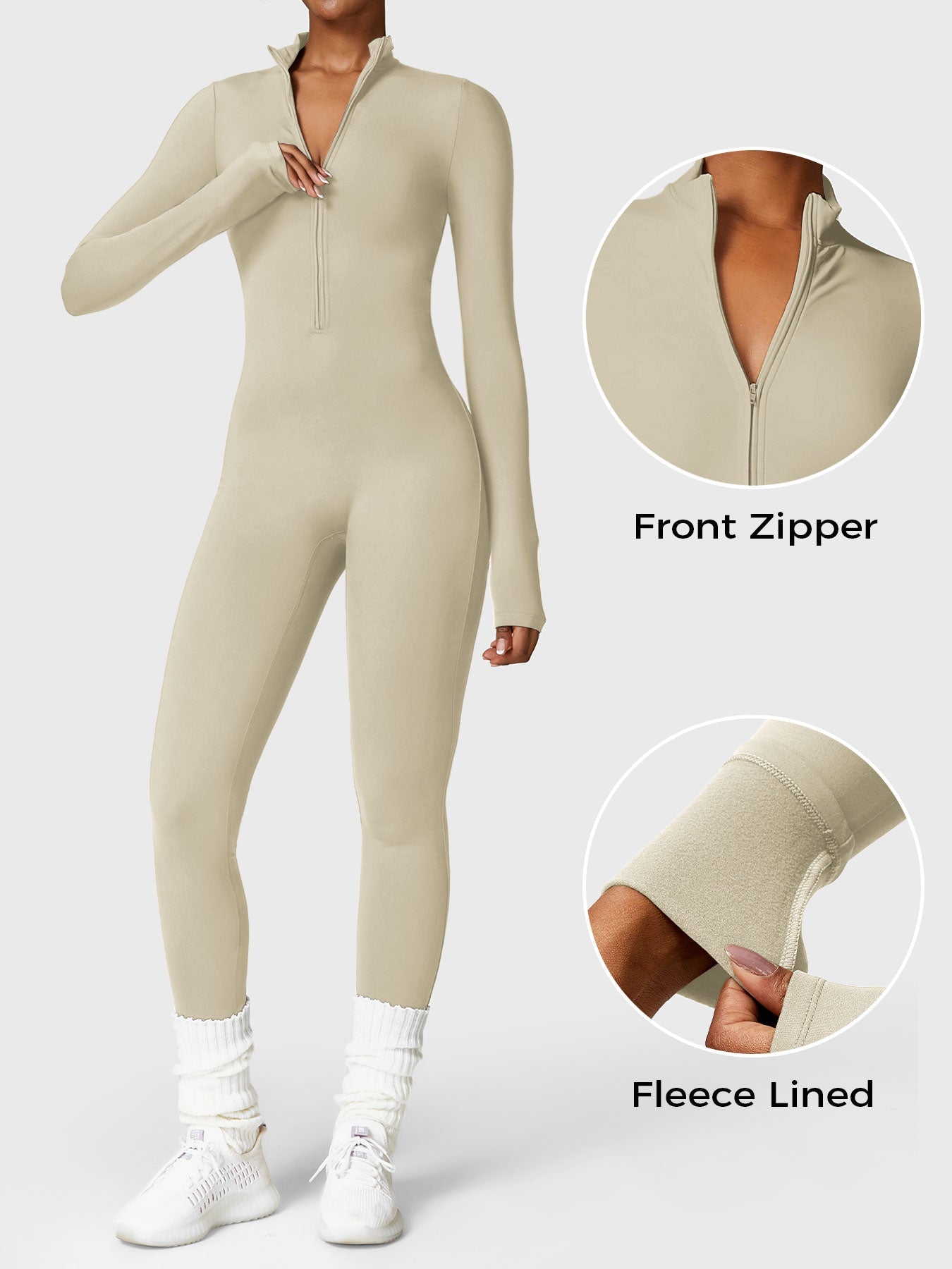 Yara | Winter Fleece Jumpsuit