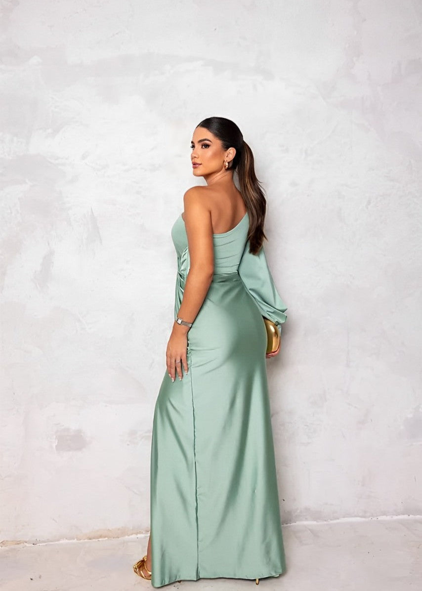 Mia - One-Shoulder Maxi Dress - Samberule