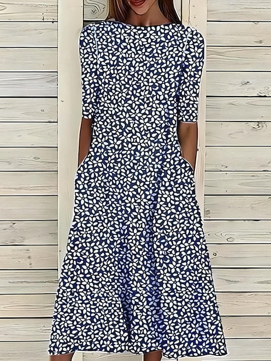 Luna - A-Line Midi Dress - Samberule